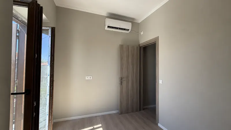Bedroom with air conditioning